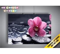 Locandina Bokeh Giardino Relaxamento BUDDHISM RELAXATION ZEN FIORI