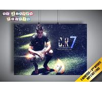 Locandina Cristiano Ronaldo Real Madrid CR7 Wall Art