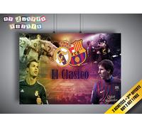 Locandina Cristiano Ronaldo Vs Messi El Clasico Legend Calcio