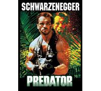 Locandina Del Film PREDATOR Arnold Schwarzenegger 1987