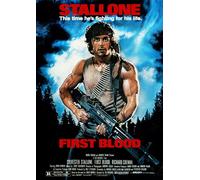 Locandina Del Film Rambo First Blood Collezione Saga Sylvester Stallone
