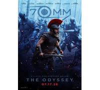 Locandina Film The Odyssey Christopher Nolan 2026 70mm IMAX