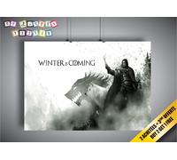 Locandina GAME OF THRONES Winter Is Coming Guardia Della Notte A3/A4