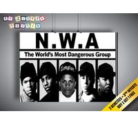 Locandina Nwa Niggaz With Attitude Straight Outta Compton Rapper Hip Hop 03 Wall