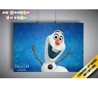 Locandina Olaf Frozen Anime Wall Arte