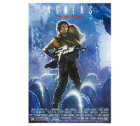 Locandina Originale ALIEN Film Saga Bianco Paper 300 gr A3 A4