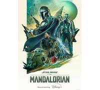 Locandina Star Wars The Mandalorian Poster Originale Stagione 1,2 & 3