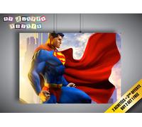 Locandina Superman Comics Super Eroi Wall