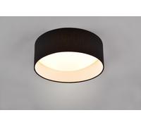 LOCARNO PLAFONIERA LED 12W 1160lm, 3000K CON PARALUME NERO D.30CM