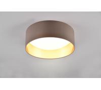 LOCARNO PLAFONIERA LED 12W 1160lm, 3000K CON PARALUME TORTORA D.30CM