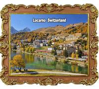 Locarno Svizzera Calamita da Frigorifero Turismo Souvenir Decorazione Magnete