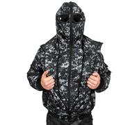 Location Goggle Giacca Bomber Uomo Antivento Impermeabile Camo Nero