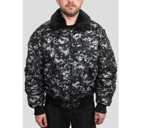 Location MA2 Bomber Jacket Uomo CAMO Combat Pieno Piumato Giacca Zip
