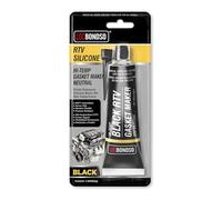 LOCBONDSO RTV Gasket Silicone Alte Temperature, Nero, 85g | Pasta Nera Guarnizioni Motore, Resistente A Olio, Sigillante Per Riparazioni Auto, Motori, Ingranaggi, Coppa Olio