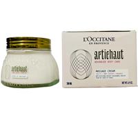 L'occitane crema corpo per massaggio tonificante e rinfrescante al carciofo