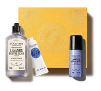 L'occitane Set Lavande Gel 250ml Desodorante Roll-On 50ml Hands Karite 30ml