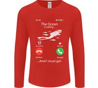L'Oceano Chiama Maglietta A Maniche Lunghe Da Sub Uomo