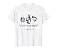 L'oceano è Il Mio Ossigeno (Sea Shell Graphic) Maglietta