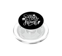 L'oceano è la mia casa conchiglie amante della spiaggia PopSockets PopGrip per MagSafe