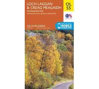 Loch Laggan & Creag Meagaidh, Corrieyairack Pass (Map) OS Explorer Map