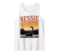 Loch Ness Mostro Nessie Retro Tramonto Lago Canotta
