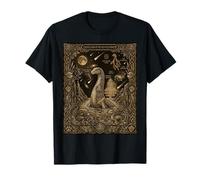Loch Ness Mostro Tarocchi Carta Celeste Maglietta