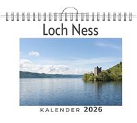 Loch Ness: (Wandkalender 2026, Kalender DIN A4 quer, Monatskalender im Querformat mit Kalendarium, das perfekte Geschenk)