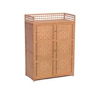 LOCHE Scarpiera in Rattan,scarpiera,scarpiera Rattan,scarpiera Design Moderno,portascarpe Multistrato,scarpiera,scarpiera salvaspazio Slim,scarpiera Ingresso, per Ingresso, Soggiorno (Color : Wood c