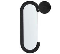 LOCHES Specchio 158 cm 54 cm Nero Velluto