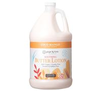 Loci n calmante de mantequilla de coco y mango de Ginger Lily Farm Botanicals, 100 % vegana y sin crueldad animal, aroma a coco y mango, 1 gal n