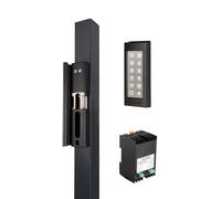 Locinox Modulec-Sa-Kit Codetastaur E Alimentazione per Cancelli a Battente Porte
