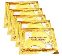 Locisne Crystal Collagen Gold Powder Maschere per gli occhi - Anti rughe d'oro Mask Umidità Cura della pelle Patch Pad Occhio scuro Cerchi stanchi Raffrescamento(maschera per gli occhi 10 pacco)