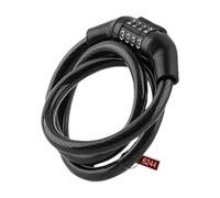 Lock Di Combinazione Di Ciclismo - Colore Nero A 4 Cifre Blocco Di Sicurezza | Protettore Di Corde Pesanti Portatili Da Usare, Multiuso Di Protezione Antifurto E Riutilizzabile Per L'attrezzatura Este