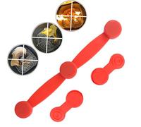 Lock Di Rivestimento A Magnete In Silicone - Fibbia Di Fissaggio Della Fodera Friggitrice Per Friggitrice | Clamp In Silicone Ad Alta Temperatura | Porta Della Carta Per Pergamena Magnetica | Gadget D