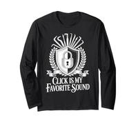 Lock Enthusiast Click è Il Mio Suono Preferito Maglia a Manica