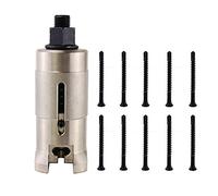 Lock Euro Estrattore a cilindro con viti 10 pz/borsa, strumento di pick chiodo Puller Lock, Strumento di prelievo di potenza in acciaio inox estrattore a cilindro per porta fabbro professionale (con