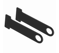 Lock in Acciaio a D-anello Cinghia di Casco, Blocco a D-anello del Casco in Acciaio Inossidabile per, NUOVO (Nero)