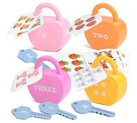 Lock Key Learning Toys - Numeri per bambini Matching Locks Game, Trainer Per La Motoria Fine | Giocattoli di attività educativa educativi per bambini in classe a casa
