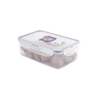 Lock & Lock 1ltr Contenitore Rettangolare - Trasparente/Blu, 1 pezzo (la confezione può variare)