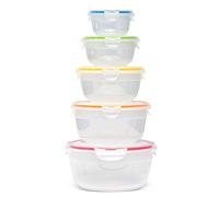 Lock & Lock 8803733248099 LocknLock-Set di 5 contenitori Rotondi per Alimenti, Plastica