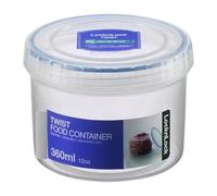 Lock & Lock, Contenitore Rotondo, Plastica Trasparente, 360 ml