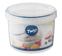 Lock & Lock, Contenitore Rotondo, Plastica Trasparente, 640 ml