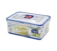Lock & Lock HPL825 - Contenitore per alimenti rettangolare classico, 2,3 l (232 x 165 x 95 mm), trasparente/blu