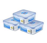 Lock & Lock HPL823O3 - Contenitore per conservare alimenti freschi, 3 pezzi x 870 mL