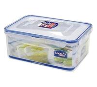 Lock & Lock HPL825 - Contenitore per alimenti rettangolare classico, 2,3 l (232 x 165 x 95 mm), trasparente/blu
