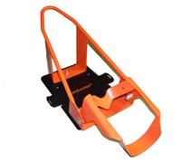 Lock N Load (BK100 Arancione/Nero Deluxe blocca Ruota Moto