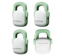 Lock per Fridge, 4-Pack Baby Proof Oven Stove Locks, Caldo-Resistant Dishwasher Locks, Sicurezza Oven Locks, Frigorifero Door Locks for Kitchen Safety, Baby Proofing Appliances