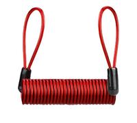 Lock Reminder Cable - Safety Warning Device for Vehicle Doors Equipment | Bright Colored Steel Cable with Sturdy Vinyl Coating, Easy Visibility for Car Motorcycle, Garage Industrial Use 47.24in