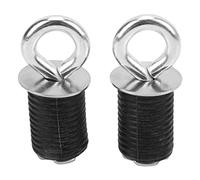 Lock Ride Anchor, 2 pezzi Lock Ride Tie Down Knob Anchor Set parte di ricambio per auto per Polaris Sportsman(Nero)