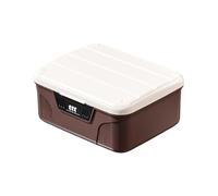 Lockable Storage Box - 10.24x8.86x4.72 Inches Lockable Medicine Box,portable Safe Boxes with Lock | Organizer Portable Password Locking Large Capacity Tool for Document File Folders Kitchen